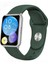Huawei Watch Fit 2 Asker Yeşil Jel Silikon Kordon + Pim Çevirici Aparatı 1