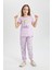 Kız Çocuk Looney Tunes Kısa Kollu Pijama Takımı C1964A824SP 1