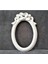 Kurdele Kabartmalı 18CM Oval Çerçeve Silikon Kalıp K-232 1