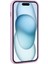 Apple iPhone 15 ile Uyumlu Kılıf Arka Yüzeyi Parlak Taşlı Tasarımlı Kapak 3