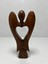 Ahşap Melek Biblo Kalpli 30 cm 3
