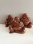 Ahşap Gülen Buda Heykelciği/feng Shui Şans ve Bereket Dekoru - 12 cm 2