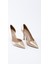 Gleen Gold Yan Detaylı Abiye Stiletto 4