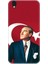 Vestel 5000 Uyumlu Mustafa Kemal Atatürk ve Bayrak Desenli Silikon Kılıf 1
