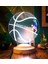 Basketbol Severlere Hediye, Isimli Basketbolcu Hediyesi 3D LED Lamba, Basketbol Topu 1