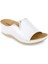 Perla 31148-019 Anatomik Taban Kadın Terlik Beyaz 36-40 4