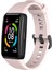 Huawei Band 6 ve Honor Band 6 Uyumlu Soft Silikon Kordonu Toz Pembe 1