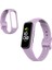 Samsung Galaxy Fit 2 R220 Uyumlu Silikon Klasik Kordon Kayış Açık Lila 1