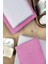 4 Lü Banyo Havlusu Takımı Soft Büyük Havlulu Pamuklu Havlu Seti 90X150 cm Beyaz 4