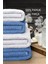 4 Lü Banyo Havlusu Takımı Soft Büyük Havlulu Pamuklu Havlu Seti 90X150 cm Beyaz 1