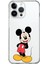 Apple iPhone 14 Pro Max Uyumlu Köşe Korumalı Antişok Kapak Mickey Mouse Tasarımlı Şeffaf Kılıf 1