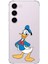 Samsung Galaxy S23 Köşe Korumalı Antişok Kapak Donald Duck Tasarımlı Şeffaf Kılıf 1