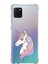 Samsung Galaxy Note 10 Lite Köşe Korumalı Antişok Kapak Unicorn Tasarımlı Şeffaf Silikon Kılıf 1