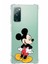 Samsung Galaxy S20 Fe Köşe Korumalı Antişok Kapak Mickey Mouse Tasarımlı Şeffaf Kılıf 1
