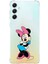 Samsung Galaxy S24 Plus Uyumlu Köşe Korumalı Antişok Kapak Minnie Mouse Tasarımlı Şeffaf Silikon Kılıf 1