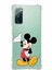Samsung Galaxy S20 Fe Köşe Korumalı Antişok Kapak Mickey Mouse Tasarımlı Şeffaf Kılıf 1