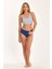 Özel Tasarım Çizgili Bikini Takım KK06 4