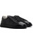 Erkek Siyah Bağcıklı Deri Sneaker 3