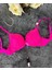 Barbie Pembe Double Push-up Dantelli Balenli İthal Sütyen -244 1
