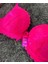 Barbie Pembe Double Push-up Dantelli Balenli İthal Sütyen -244 5