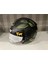 Kask Sway SW-766 Matt Cırcle Black Yellow Güneş Gözlüklü 1