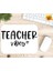Teacher Vibes Baskılı Öğretmen Özel Tasarım Dikdörtgen Kaydırmaz Mousepad 1