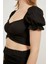Kol Boğum Detaylı Crop Bluz 5