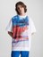Erkek Logolu Kısa Kollu Pamuklu Beyaz T-Shirt J30J322874-YAF 1