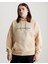 Erkek Marka Logolu Pamuklu Normal Kalıp Günlük Bej Sweatshirt J30J320805-AAT 1