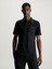 Erkek Pamuklu Logolu Dokuma Kumaş Siyah Polo Yaka T-Shirt K10K112751-BEH 1