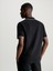 Erkek Pamuklu Logolu Dokuma Kumaş Siyah Polo Yaka T-Shirt K10K112751-BEH 2