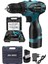 Alman Titan Series 32 V Sjs Çift Metal Şanzuman Çift Akülü Şarjlı Vidalama Matkap Mavi 1