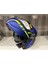 Kask SW-917 Stars Mat Blue/yellow Çene Açılır Güneş Gözlüklü 2