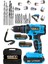 Tekno Trust Germany Technology W-Eqs Blue 58 V 6 Ah Çift Akülü Prof Vidalama Matkap Usta Set Hediye 1