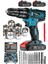 Tekno Trust Supra Serii 27 Pcs Set 58 V 10 Ah Bakır Sargı Çelik Şanzuman Çift Akülü Şarjlı Vidalama Matkap 1