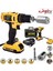 Tekno Trust 24 V 5 A Darbeli Professional Şarjlı Vidalama Matkap + 7 - 19 Çok Amaçlı Lokma Ucu 2