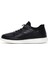 Erkek Siyah Bağcıklı Deri Sneaker 2