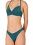 Kadın Yarım Dolgulu V Alt Detaylı Simli Bikini Takımı 2