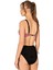 Kadın Büyük Beden Balenli Destekli Bağlama Detaylı Kırmızı Desenli Bikini Takımı 2