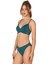 Kadın Çapraz Detaylı Simli Yeşil Bikini Takımı 4