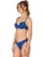 Kadın Düğüm Detaylı Destekli Mavi Bikini Takımı 4