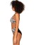 Kadın Zincir Desenli Toparlayıcı Yüksek Bel Bikini Takımı 4