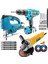 Tekno Trust Süper Set Lazerli Dekupaj 24W Matkap Devir Ayarlı Spral Taşlama Seti -2090-2025-2071 1