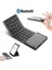 Mini Katlanır Klavye Bluetooth Touch Pad Katlanabilir Kablosuz 2