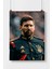 Asker Ünüformalı Lionel Messi Ünlü Futbolcu Poster Çerçevesiz Parlak Kağıt 1