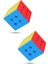 Speed Cupe Rubik Küp Zeka Küpü 3x3 Canlı Renkler Hız Küp,fidget Oyuncak Seyaht Zeka Oyunu 5