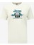 Bisiklet Yaka Baskılı Kırık Beyaz Erkek T-Shirt J4SM-TST7254 2