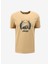 Bisiklet Yaka Baskılı Deve Tüyü Erkek T-Shirt J4SM-TST7258 1