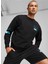 Bisiklet Yaka Düz Siyah Erkek Eşofman Üstü 62441901-CLASSICS Brand Love Crew 2