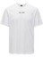 O Yaka Baskılı Kırık Beyaz Erkek T-Shirt Onslevı Lıfe Reg Text Ss Tee Noos 1